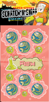 Fish Dr. Stinky Scratch -N-Sniff Stickers (2 sheets)