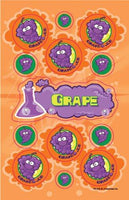 Grape Dr. Stinky Scratch -N-Sniff Stickers (2 sheets)