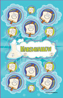 Marshmallow Dr. Stinky Scratch-N-Sniff Stickers (2 sheets)