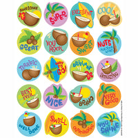 Coconut Scented Stickers (80 stickers)