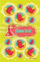 Gummi Bear Dr. Stinky Scratch-N-Sniff Stickers (2 sheets)