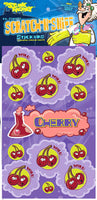 Cherry Dr. Stinky Scratch -N-Sniff Stickers (2 sheets)