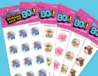 EverythingSmells 80's Scratch & Sniff Stickers Set #2