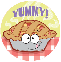 Apple Pie Dr. Stinky Scratch-N-Sniff Stickers (2 sheets)