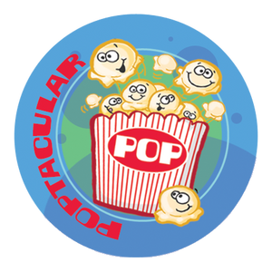 Popcorn Dr. Stinky Scratch -N-Sniff Stickers (2 sheets)