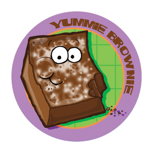 Brownie Dr. Stinky Scratch -N-Sniff Stickers (2 sheets)