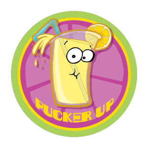 Lemonade Dr. Stinky Scratch -N-Sniff Stickers (2 sheets)