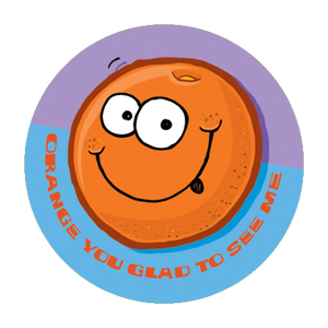 Orange Dr. Stinky Scratch -N-Sniff Stickers (2 sheets)
