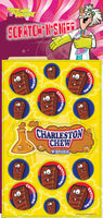 Charleston Chew Dr. Stinky Scratch -N-Sniff Stickers *NEW!