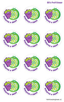 80's Fruit Eraser EverythingSmells Scratch & Sniff Stickers