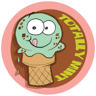 Mint Chocolate Chip Ice Cream Dr. Stinky Scratch-N-Sniff Stickers (2 sheets)