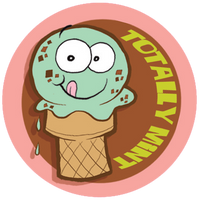 Mint Chocolate Chip Ice Cream Dr. Stinky Scratch-N-Sniff Stickers