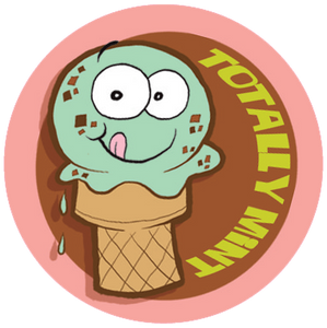 Mint Chocolate Chip Ice Cream Dr. Stinky Scratch-N-Sniff Stickers (2 sheets)