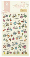 Bicycle Clear Stickers by Sonia