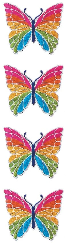 Large Rainbow Butterfly Prismatic Stickers by Hambly *NEW!