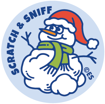 Snowman Carrot Cake EverythingSmells Scratch & Sniff Stickers