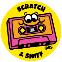 Bubble Gum Boombox EverythingSmells Scratch & Sniff Stickers