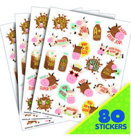 Chocolate Milk Cows Scented Stickers by Eureka
