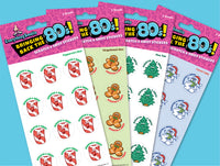 EverythingSmells 80's Scratch & Sniff Stickers HOLIDAY Set #2
