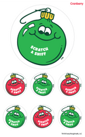 Cranberry Ornaments EverythingSmells Scratch & Sniff Stickers