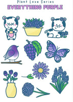 Everything Purple Stickers