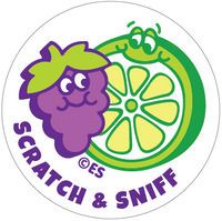 80's Fruit Eraser EverythingSmells Scratch & Sniff Stickers