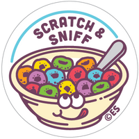 Fruity O's Cereal EverythingSmells Scratch & Sniff Stickers