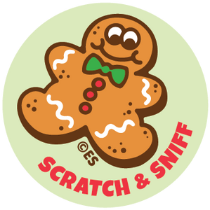 Gingerbread Man EverythingSmells Scratch & Sniff Stickers
