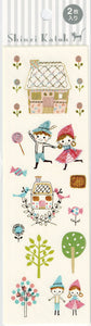 Hansel & Gretel Gingerbread House Stickers