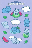 Happy Hippos Stickers