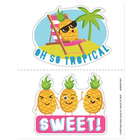 Jumbo Pineapple Scented Stickers