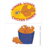 Jumbo Chicken Nuggets Scented Stickers