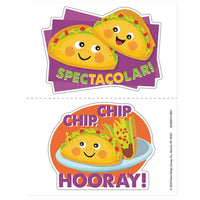 Jumbo Taco Scented Stickers