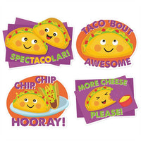 Jumbo Taco Scented Stickers