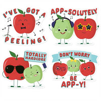 Jumbo Apple Scented Stickers