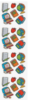 School Supplies Prismatic Stickers by Hambly