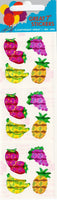 Prismatic Fruits Vintage Stickers