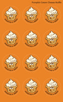Pumpkin Muffin EverythingSmells Scratch & Sniff Stickers