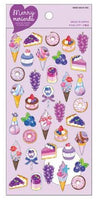 Purple Desserts Stickers by Mind Wave
