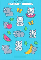 Radiant Rhinos Stickers