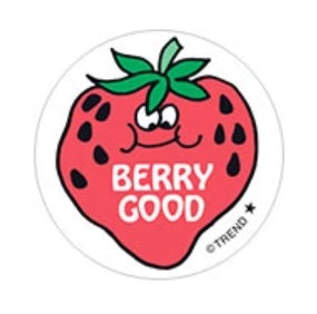 Berry Good Strawberry Scratch 'n Sniff Retro Stinky Stickers