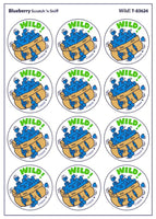Wild Blueberry Scratch 'n Sniff Retro Stinky Stickers
