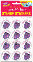Grape Going Scratch 'n Sniff Retro Stinky Stickers