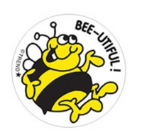 Bee-utiful! Honey Scratch 'n Sniff Retro Stinky Stickers