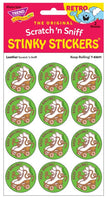 Keep Rolling Leather Scratch 'n Sniff Retro Stinky Stickers