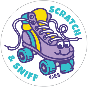 Grape Bubble Gum Roller Skate EverythingSmells Scratch & Sniff Stickers