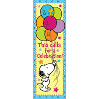 Snoopy Celebration Birthday Bookmarks