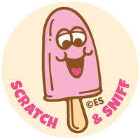 Strawberry Ice Cream EverythingSmells Scratch & Sniff Stickers