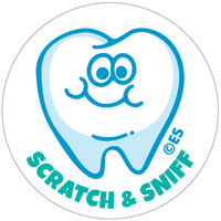 Minty Fresh EverythingSmells Scratch & Sniff Dental Stickers