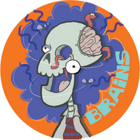 Zombie Dr. Stinky Scratch-N-Sniff Stickers